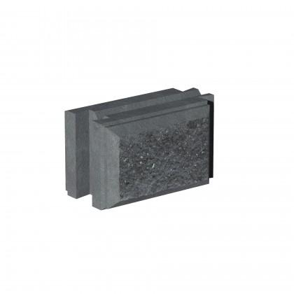 Блок для забора Брик рядовой доборный Блок для забора Брик рядовой доборный