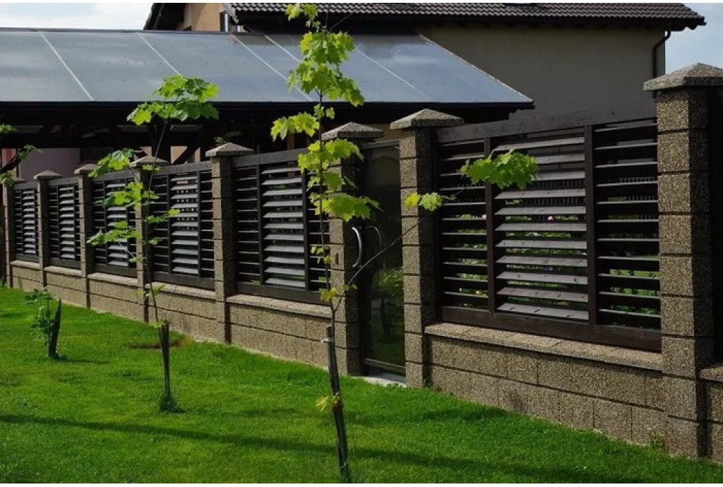 Как сделать забор из блоков