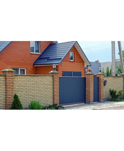 Как сделать забор из кирпича