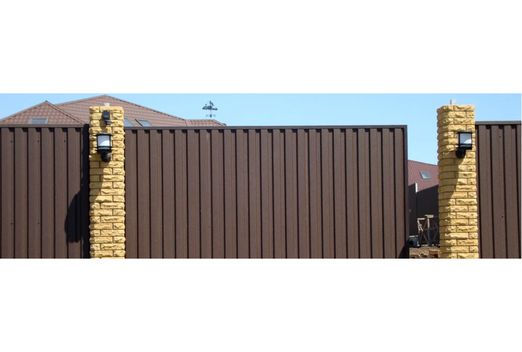 Ворота из профнастила своими руками