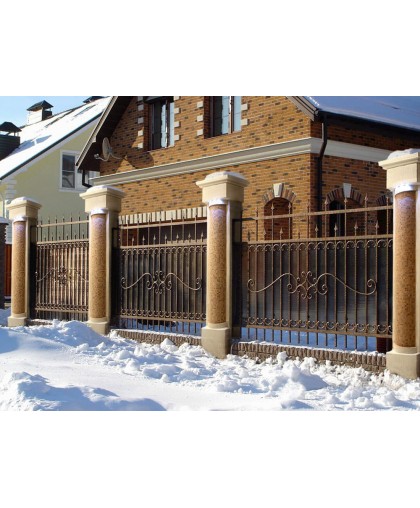 Что делать, если столбы забора выдавливает после зимы Что делать, если столбы забора выдавливает после зимы