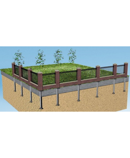 Как установить забор на пучинистых грунтах